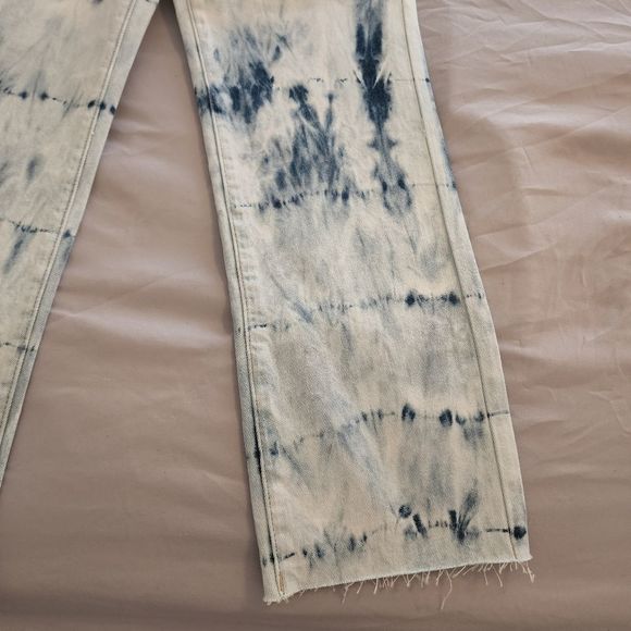 Revolve x Blank NYC Madison crop tie dye‎ high rise boho jeans size 27, 29 New - Picture 3 of 13